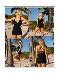 Ocevara Ocevara - Deep V Cross-Back Ruched One-Piece Swimsuit - image 13