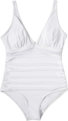 Ocevara Ocevara - Women Sexy Mesh Tummy Control Swimsuit Push Up High Waisted Bathing Suit - image 13