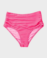 Ocevara Ocevara - Textured Knot-Front High-Waisted Bikini Set - image 38