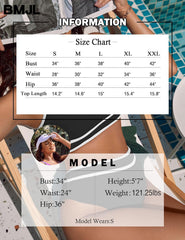 Ocevara Ocevara - Women's High Waisted Bikini Sets Sporty Two Piece Swimsuits Color Block Cheeky High - image 6