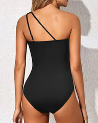 Ocevara Ocevara - One Shoulder One Piece Swimsuit for Women Tummy Control Bathing Suits - image 9