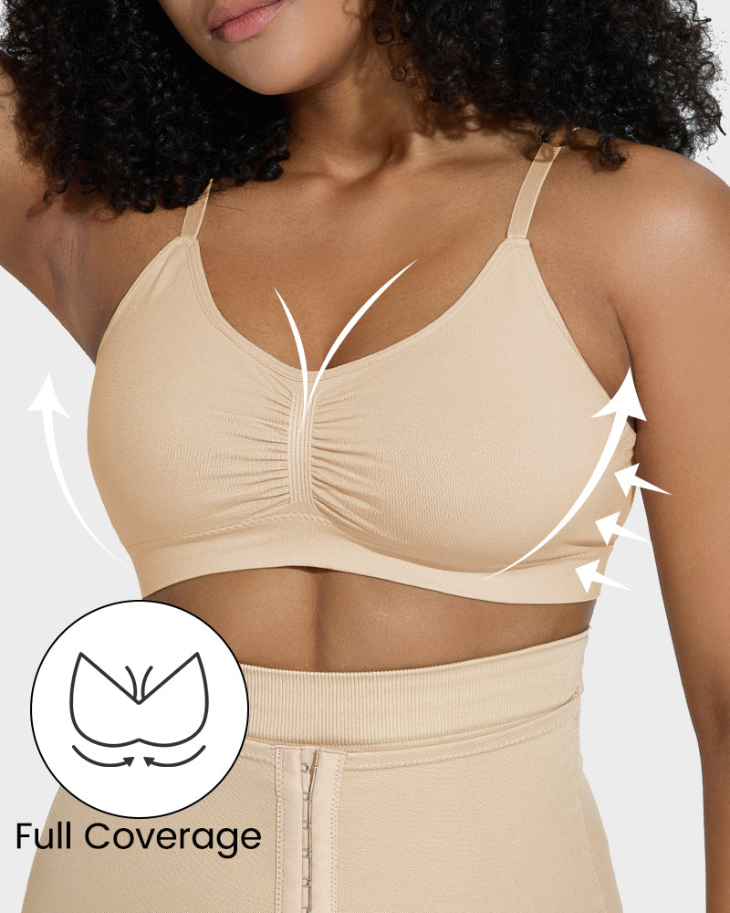 Ocevara Ocevara Women's Full Coverage Non-Padded Wireless Sculpt Bra - image 17