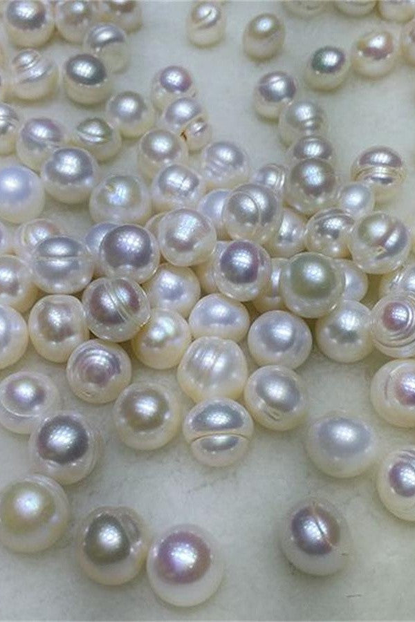 AAAA 11-12mm Cake Shape freshwater Loose Pearl P35