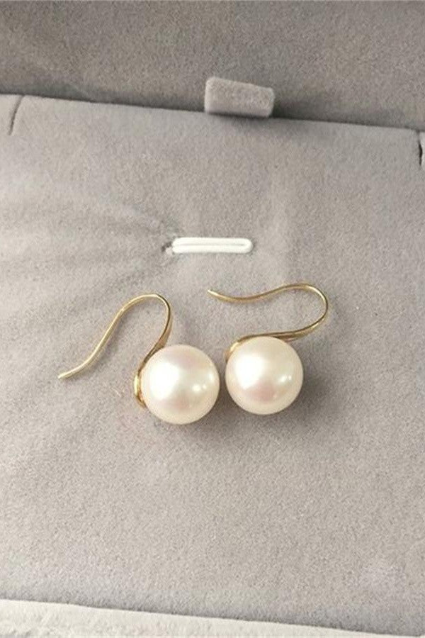 AAAA 10-11mm High Heel Pearl Girl White The Earrings P3