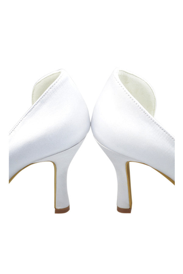 Clasic White Close Top Handmade Nice Part Shoes S82