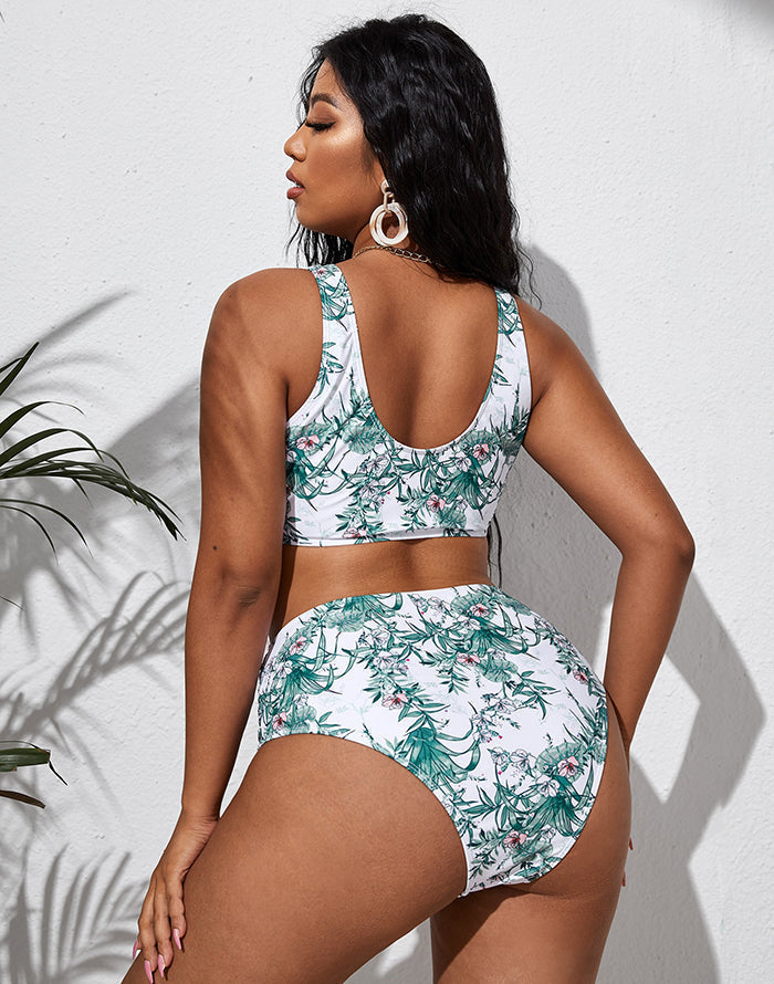 Ocevara Ocevara - Light Green High-Waist Bikini Suit - image 2