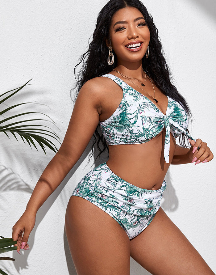Ocevara Ocevara - Light Green High-Waist Bikini Suit - image 3