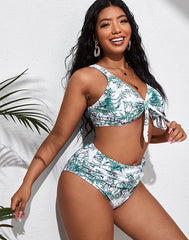 Ocevara Ocevara - Light Green High-Waist Bikini Suit - image 3
