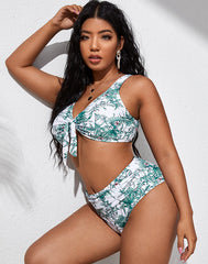 Ocevara Ocevara - Light Green High-Waist Bikini Suit - image 4