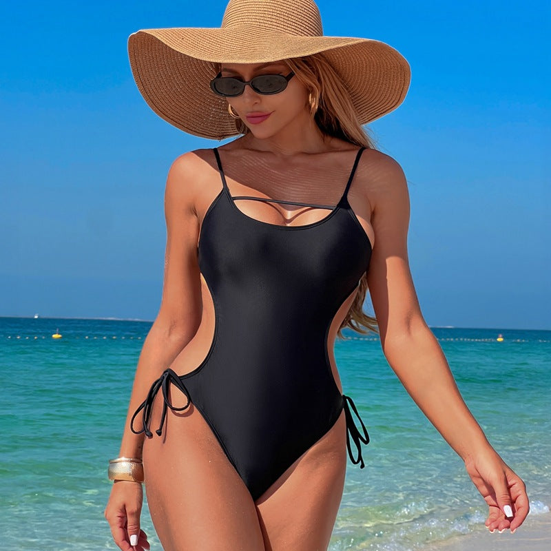 Women's Summer One Piece Swimsuits Sleeveless Tummy Control Bathing Suit 2025 Summer Swimwear Main image