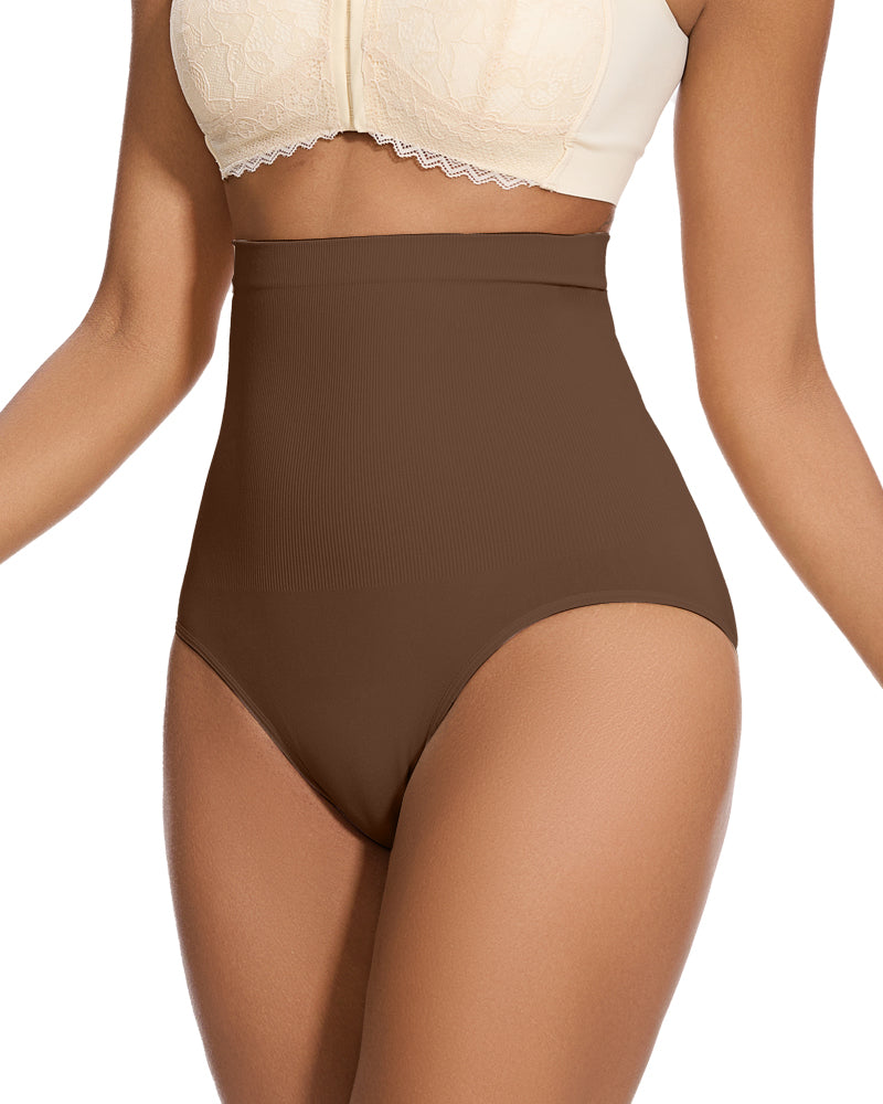 Ocevara High Waist Tummy Control Brief Panty (2 Pack) - image 8