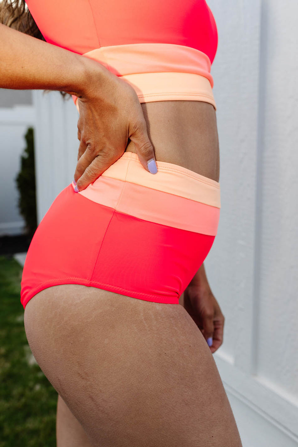 Ocevara Black Colorblock Cut Back Bikini Set - image 36
