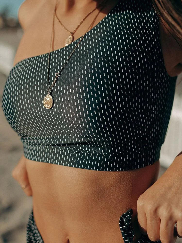 Ocevara Midnight Dash Icon Swim Crop Bikini Set - image 3