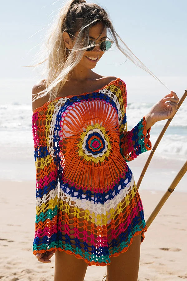 Colorful Sun Protection Swimsuit Cover Up Main image