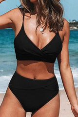Ocevara Ocevara - V-Neck High Waist Bikini - image 4