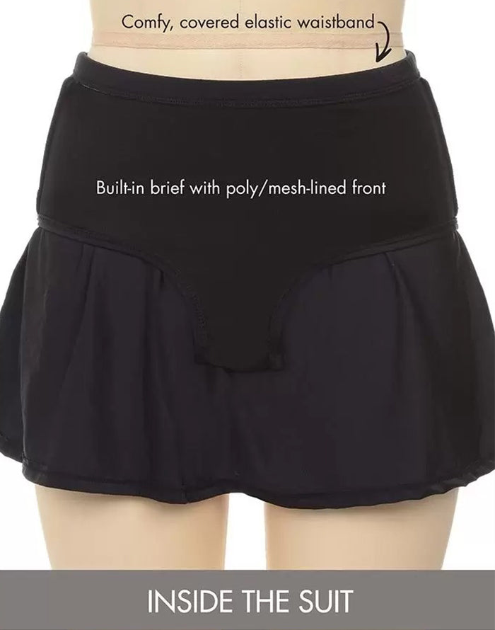 Ocevara Ocevara - Chlorine Resistant Side Slit Swim Skirt - image 3