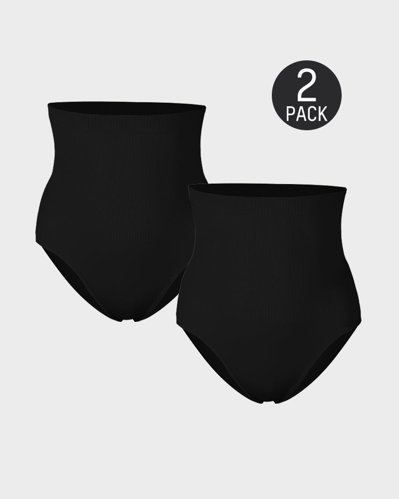 Ocevara High Waist Tummy Control Brief Panty (2 Pack) - image 16