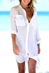 Ocevara Ocevara - Pocket Long Sleeve Cover Up - image 1