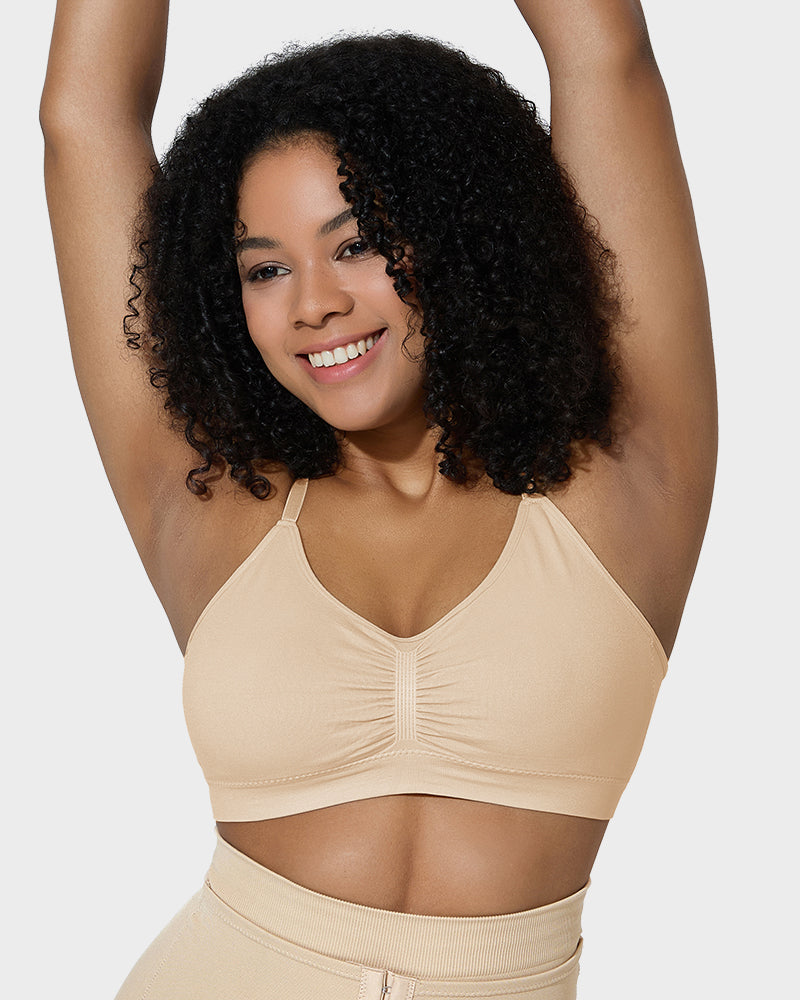 Ocevara Ocevara Women's Full Coverage Non-Padded Wireless Sculpt Bra - image 1