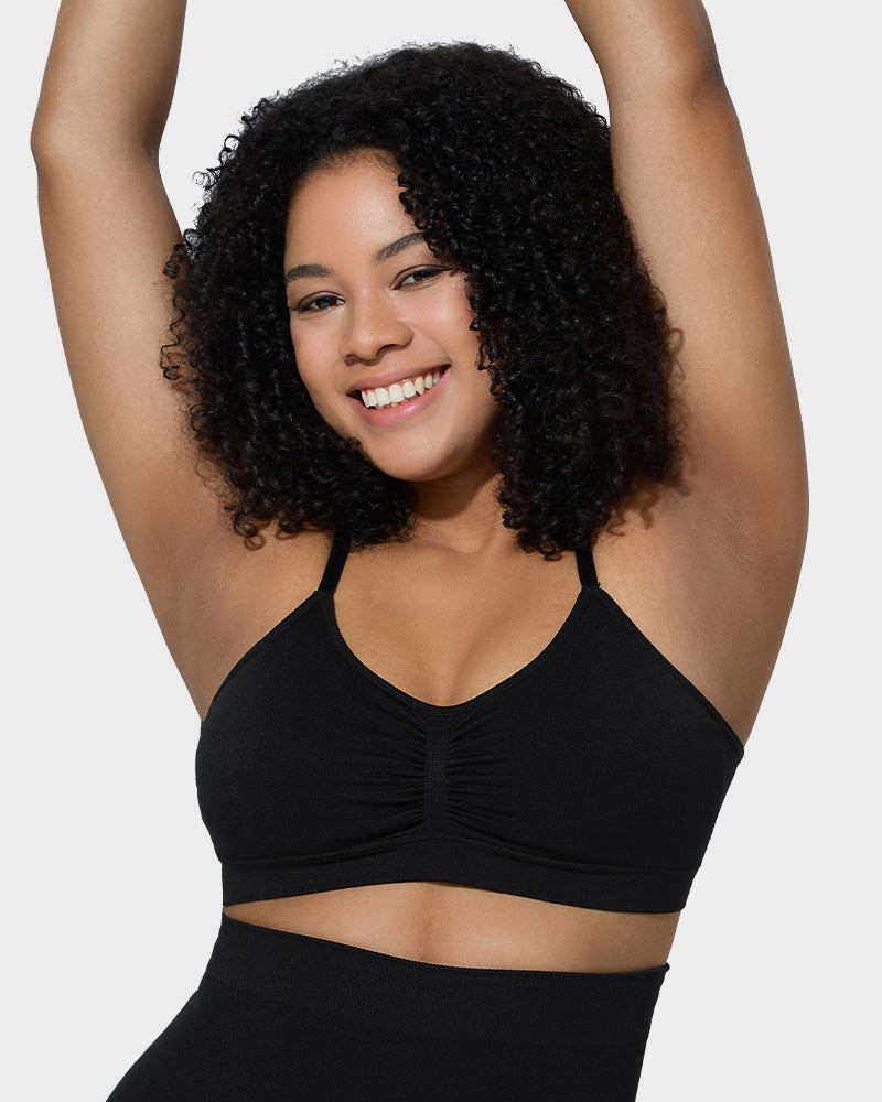 Ocevara Ocevara Women's Full Coverage Non-Padded Wireless Sculpt Bra - image 9