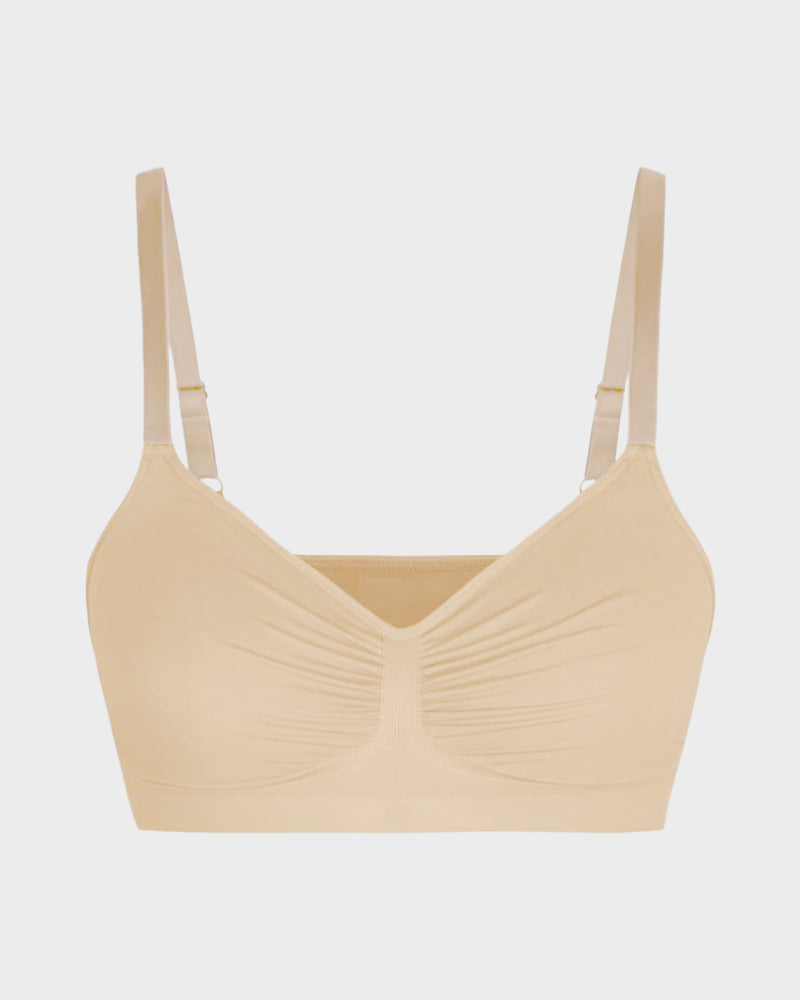 Ocevara Ocevara Women's Full Coverage Non-Padded Wireless Sculpt Bra - image 4