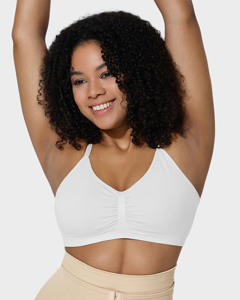 Ocevara Ocevara Women's Full Coverage Non-Padded Wireless Sculpt Bra - image 13