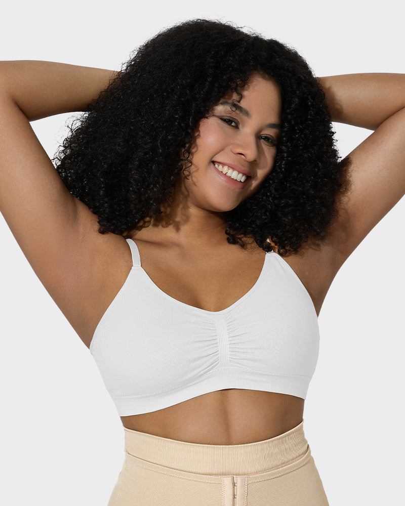 Ocevara Ocevara Women's Full Coverage Non-Padded Wireless Sculpt Bra - image 14