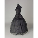 Fashion Black Wedding Petticoats Accessories Black Floor Length Underskirt OKP1