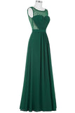 Chiffon Beaded Green V-back Long Formal Mother Of Bridal Dress K748