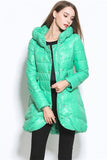 New Arrival Beautiful Women's Clothes Cute Long Style Thickening Women Model Down Jacket D9