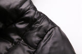 Pretty Black Women's Down Wear Long Stylish Winter Coat Free Shipping D11