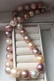 12-14mm Multi-colored Freshwater Pearl Strand For Girls P30