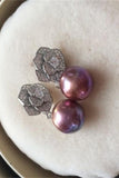Big AA 11-12 mm Lavender Baroque Loose Pearl P41