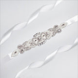 Pearls and Beads White Wedding Sashes Belt On Sale BS14