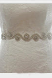 Fashion Wave Rhinestones Wedding Belts Beaded Bridal Sashes BS5