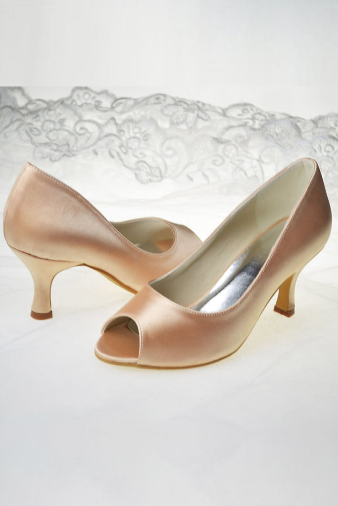 Sparkly Handmade Peep Toe Women Shoes S51