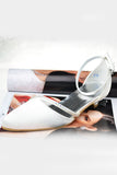 Low Heel Handmade Comfy Ankle Straps Wedding Shoes S63