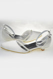 Low Heel Handmade Comfy Ankle Straps Wedding Shoes S63