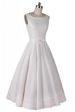 Modest Elegant Beautiful Red High Low Vintage Dress For Sale V3