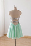 Homecoming Dresses,Sweetheart Homecoming Dress,Mint Homecoming Dresses K235