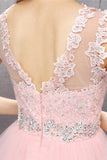 Girly Short Lace Beading V-back Cute Cheap Homecoming Dress K583