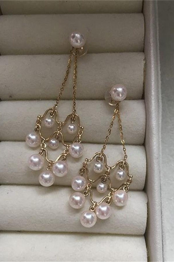 Akoya Pearl Earring with Removable Dangling Part P5