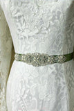 Rhinestone Wedding Sash Beading Applique Bridal Dress Belts BS13
