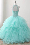 Ball Gown Long Beading Prom Dress Cheap Formal Women Prom Dresses,Quinceanera Dress OK576