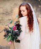 All Over Lace Unique Mantilla Church Bridal Veils WV19